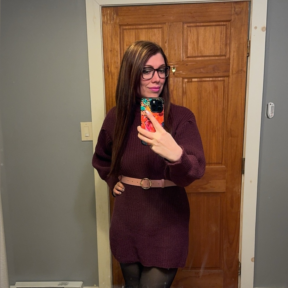 SHEIN Sweater Dress No Belt